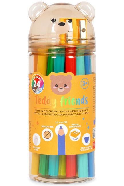 ΞΥΛΟΜΠΟΓΙΕΣ 24ΤΕΜ.LEGAMI TDP0001 TEDDY BEAR