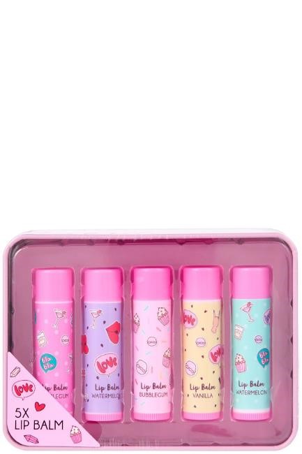 LIP BALM CREATE IT ΣΕΤ 5 ΤΕΜ.ΣΕ ΜΕΤΑΛΛΙΚΗ ΘΗΚΗ