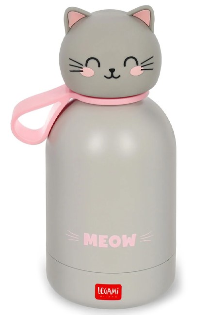 ΠΑΓΟΥΡΙ ΘΕΡΜΟΣ 310ML ΑΝΟΞΕΙΔΩΤΟ ΑΤΣΑΛΙ LEGAMI KIDS BOTTLE KSSB0003 KITTY