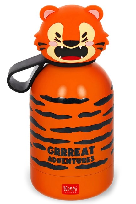 ΠΑΓΟΥΡΙ ΘΕΡΜΟΣ 310ML ΑΝΟΞΕΙΔΩΤΟ ΑΤΣΑΛΙ LEGAMI KIDS BOTTLE KSSB0004 TIGER