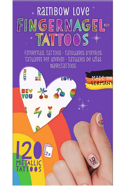 ΑΥΤΟΚΟΛΛΗΤΑ ΓΙΑ ΝΥΧΙΑ MOSES RAINBOW LOVE M25186