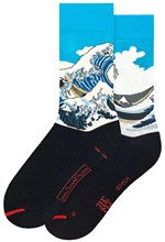 ΚΑΛΤΣΕΣ MUSEARTA HOKUSAI GREAT WAVE KH-GWLBL-06 BLUE No 36-40