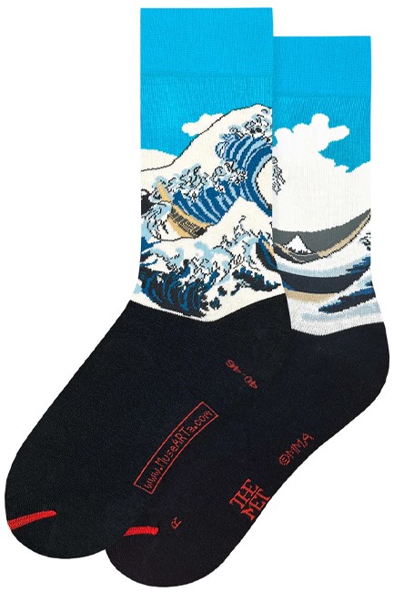 ΚΑΛΤΣΕΣ MUSEARTA HOKUSAI GREAT WAVE KH-GWLBL-06 BLUE No 36-40