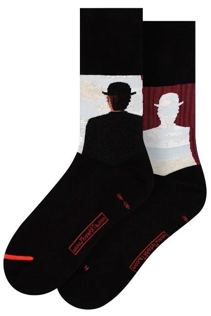 ΚΑΛΤΣΕΣ MUSEARTA RENE MAGRITTE DECALCOMANIA RM-DE-01 BLACK No 36-40