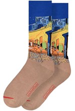 ΚΑΛΤΣΕΣ MUSEARTA VINCENT VAN GOGH TERRACE OF A CAFE AT NIGHT VG-TN-06 BLUE No 36-40