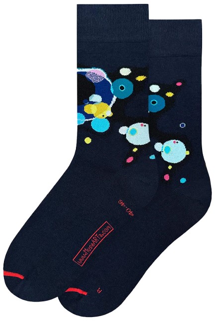 ΚΑΛΤΣΕΣ MUSEARTA VASILY KANDINSKY SEVERAL CIRCLES VK-SC-12 BLUE No 36-40