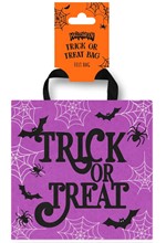 ΤΣΑΝΤΑ ΤΣΟΧΙΝΗ 20*20cm.HALLOWEEN ΜΩΒ