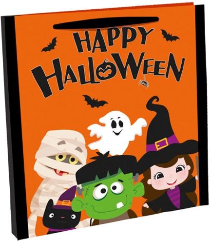 ΤΣΑΝΤΑ ΥΦΑΣΜΑΤΙΝΗ 34*40cm.HALLOWEEN
