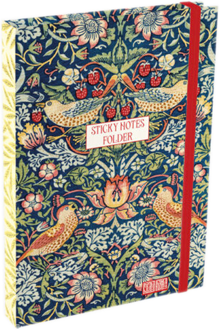 ΧΑΡΤΑΚΙΑ ΑΥΤΟΚΟΛΛΗΤΑ THE GIFTED STATIONERY WILLIAM MORRIS-STRAWBERRY THIEF