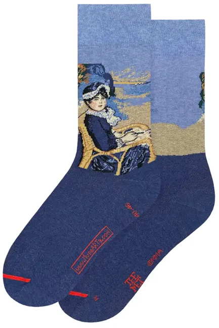 ΚΑΛΤΣΕΣ MUSEARTA AUGUSTE RENOIR BY THE SEASHORE AR-BSL-01 BLUE No 36-40