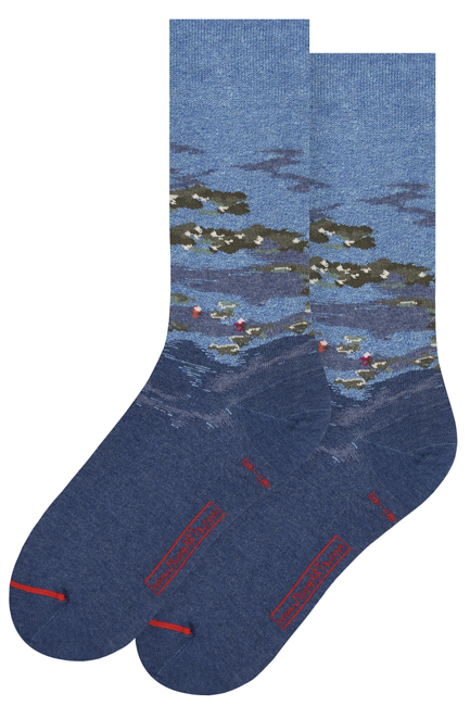 ΚΑΛΤΣΕΣ MUSEARTA CLAUDE MONET WATER LILIES CM-WL-01 BLUE No 36-40