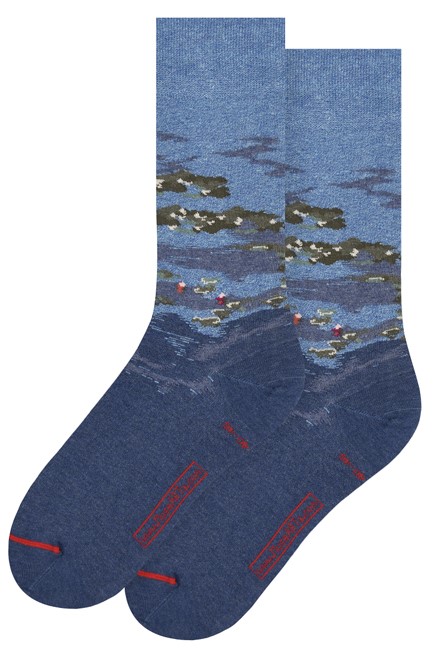 ΚΑΛΤΣΕΣ MUSEARTA CLAUDE MONET WATER LILIES CM-WL-01 BLUE No 36-40