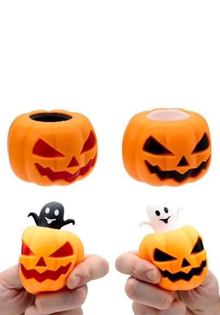 ΜΠΑΛΑΚΙ ANTISTRESS PUCKATOR SQUEEZY PUMPKIN GHOST TY924