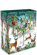 ΤΣΑΝΤΑ ΔΩΡΟΥ XMAS MUSEUMS & GALLERIES 23*18*10cm.JO SPICER WINTER FOREST GLADE MEDIUM BAG