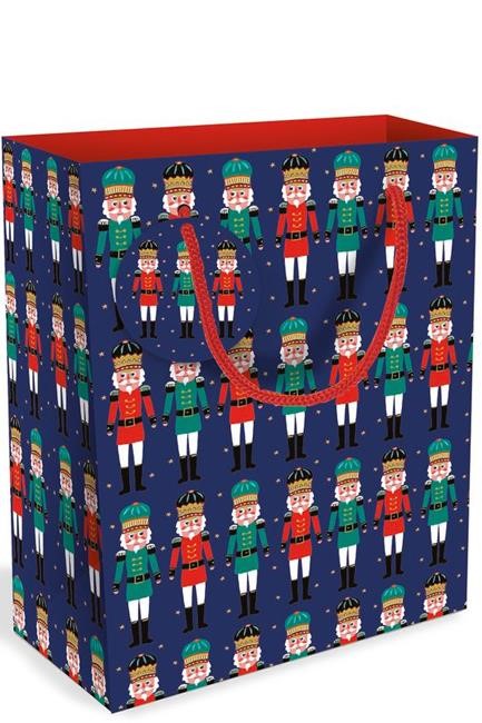 ΤΣΑΝΤΑ ΔΩΡΟΥ XMAS MUSEUMS & GALLERIES 23*18*10cm.LISA LEWIS NUTCRACKER MEDIUM BAG