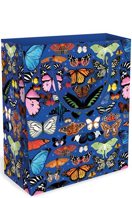 ΤΣΑΝΤΑ ΔΩΡΟΥ MUSEUMS & GALLERIES 23*18*10cm.MARY KATRANTZOU BUTTERFLIES