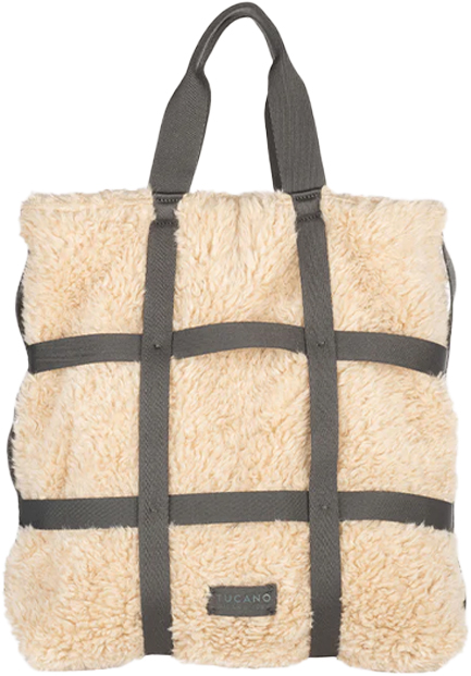 ΤΣΑΝΤΑ ΩΜΟΥ TUCANO BCAGESH-FUR-W CARRY CAGE FUR SHOPPER WHITE