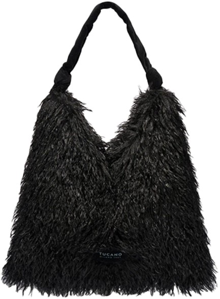 ΤΣΑΝΤΑ ΩΜΟΥ TUCANO BMONGSH-BK MONGOLIAN FUR SHOPPER BLACK