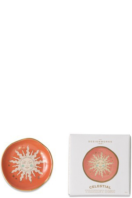 ΠΙΑΤΑΚΙ ΚΕΡΑΜΙΚΟ ΔΙΑΚΟΣΜΗΤΙΚΟ DESIGNWORKS DW CTD-1002EU TERRACOTTA SUN