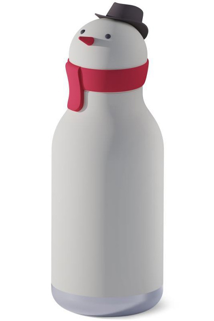 ΠΑΓΟΥΡΙ ΑΝΟΞΕΙΔΩΤΟ ΑΤΣΑΛΙ ΘΕΡΜΟΣ ASOBU 460ml BESTIE  XMAS SNOWMAN