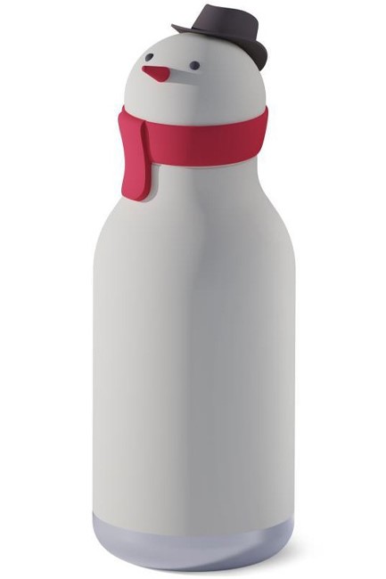 ΠΑΓΟΥΡΙ ΑΝΟΞΕΙΔΩΤΟ ΑΤΣΑΛΙ ΘΕΡΜΟΣ ASOBU 460ml BESTIE  XMAS SNOWMAN