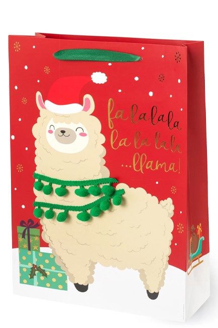 ΤΣΑΝΤΑ ΔΩΡΟΥ XMAS X-LARGE LEGAMI GB0644 LLAMA