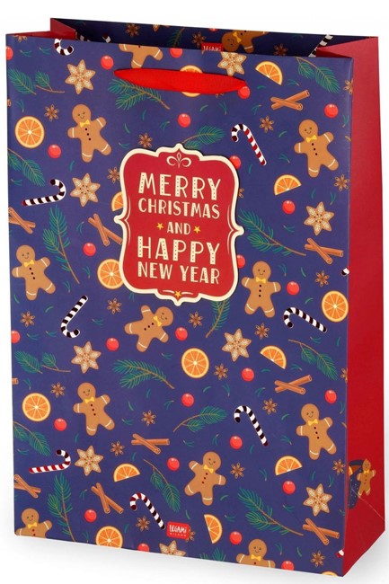 ΤΣΑΝΤΑ ΔΩΡΟΥ XMAS X-LARGE LEGAMI GB0685 GINGERBREAD