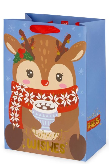 ΤΣΑΝΤΑ ΔΩΡΟΥ XMAS SMALL LEGAMI GB0687 REINDEER