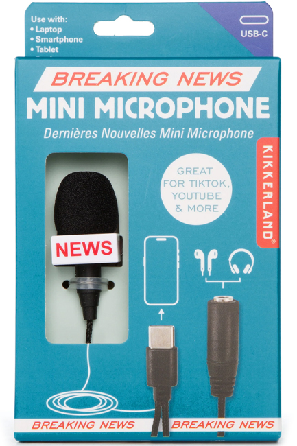 ΜΙΚΡΟΦΩΝΟ MINI KIKKERLAND BREAKING NEWS