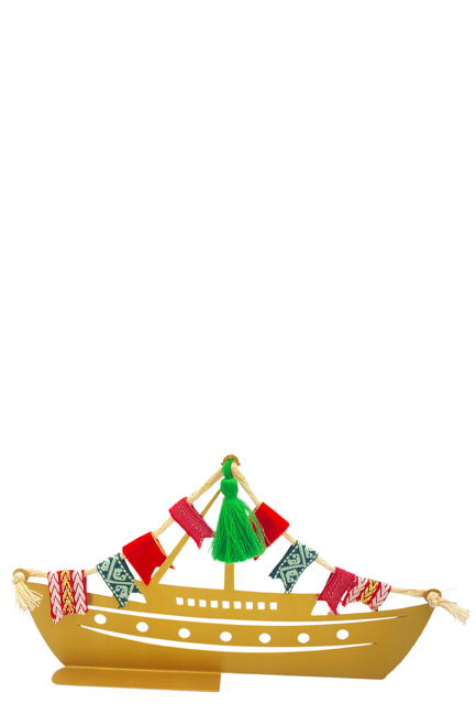 ΔΙΑΚΟΣΜΗΤΙΚΟ HOOPLADOO BOAT XMAS GOLD