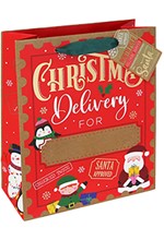 ΤΣΑΝΤΑ ΔΩΡΟΥ XMAS 27*33*14cm.NORTH POLE DELIVERY