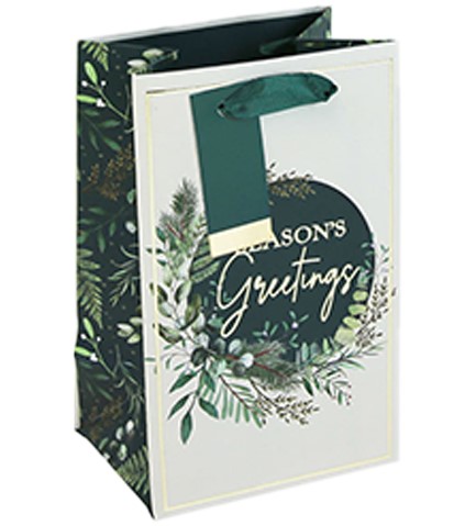 ΤΣΑΝΤΑ ΔΩΡΟΥ XMAS 13*20*09cm.SEASON'S GREETINGS