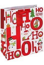 ΤΣΑΝΤΑ ΔΩΡΟΥ XMAS 27*33*14cm.HO HO HO