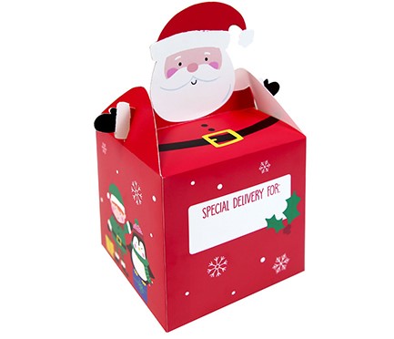 ΚΟΥΤΙ ΔΩΡΟΥ XMAS 10*23*14cm.SANTA