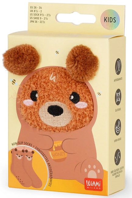ΚΑΛΤΣΕΣ LEGAMI NON-SLIP-IT’S A MATCH-KCS0013 KID-TEDDY BEAR