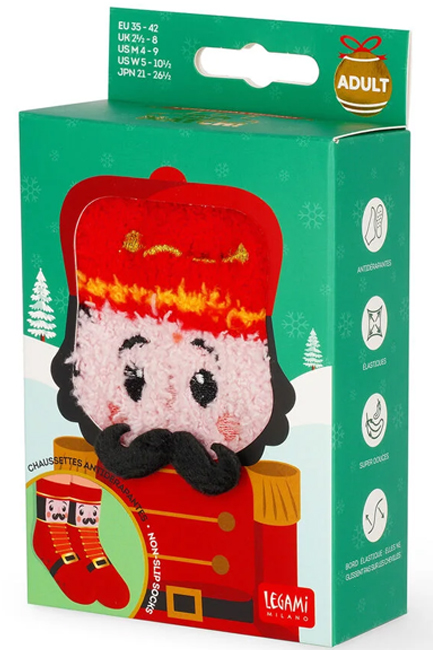 ΚΑΛΤΣΕΣ LEGAMI NON-SLIP-IT’S A MATCH-CSXS0007 XMAS ADULT-NUTCRACKER