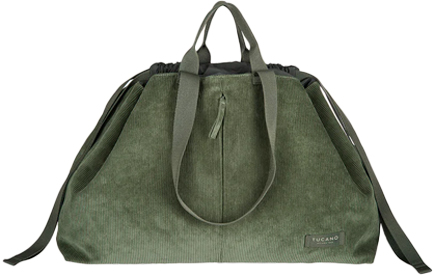 ΤΣΑΝΤΑ ΩΜΟΥ TUCANO BCASH-VEL-L-V CARRY VELLUTO SHOPPER LARGE GREEN