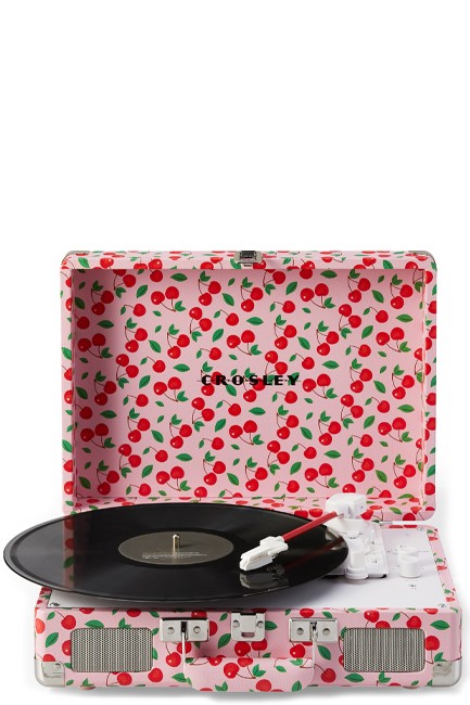 ΠΙΚΑΠ ΒΑΛΙΤΣΑ CROSLEY CRUISER PLUS CR8005F-RC4 MΕ ΕΝΣΩΜΑΤΩΜΕΝΑ ΗΧΕΙΑ 2-WAY BLUETOOTH RETRO CHERRY
