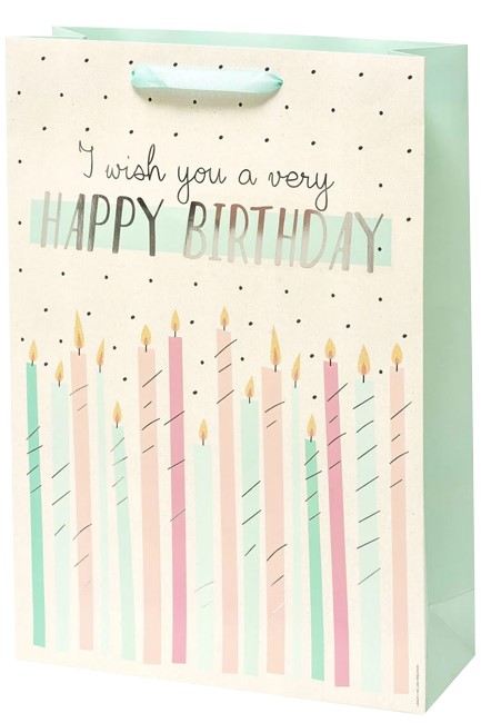 ΤΣΑΝΤΑ ΔΩΡΟΥ X-LARGE LEGAMI GB0615 CANDLES