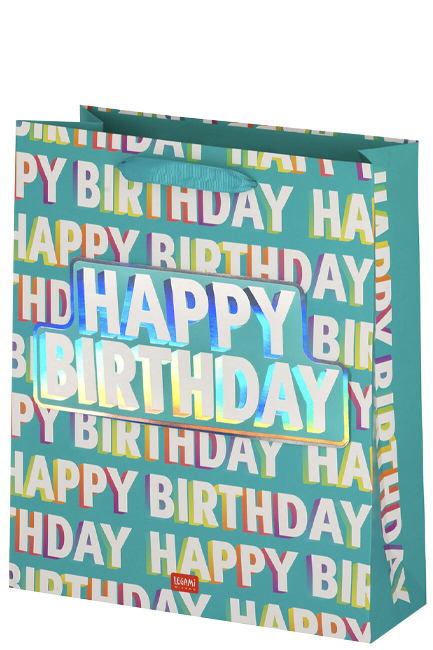 ΤΣΑΝΤΑ ΔΩΡΟΥ LARGE LEGAMI GB0648 HAPPY BIRTHDAY