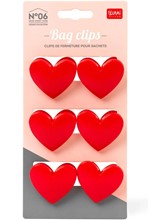 BAG CLIPS ΣΕΤ 4ΤΕΜ.LEGAMI CLIP0004 HEART