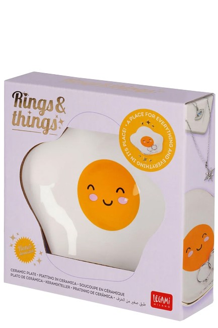 ΠΙΑΤΑΚΙ ΚΕΡΑΜΙΚΟ LEGAMI CPL0003 RINGS AND THINGS EGG
