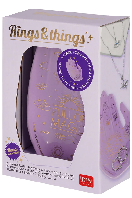 ΠΙΑΤΑΚΙ ΚΕΡΑΜΙΚΟ LEGAMI CPL0005 RINGS AND THINGS MAGIC