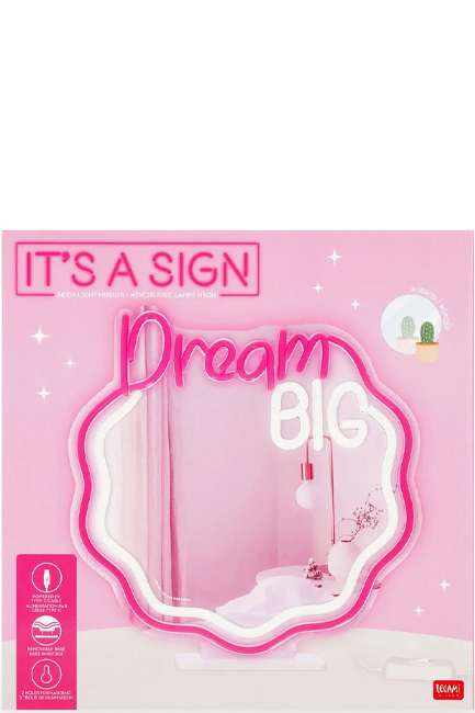 ΚΑΘΡΕΦΤΗΣ ΕΠΙΤΡΑΠΕΖΙΟΣ LEGAMI NLM0001 NEON-EFFECT LED  IT'S A SIGN DREAM BIG