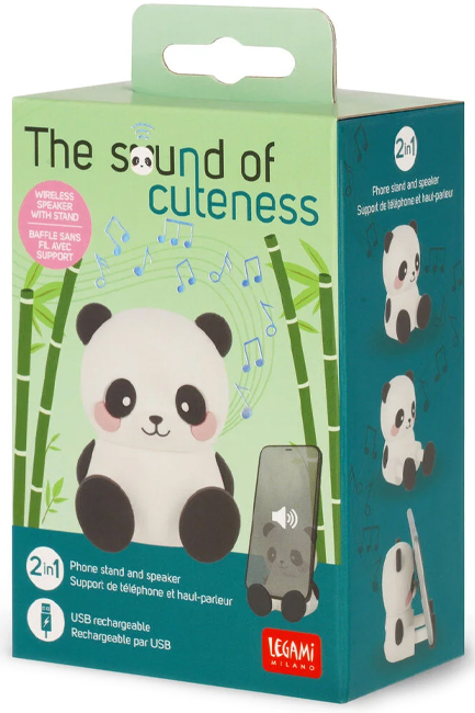 ΗΧΕΙΟ ΦΟΡΗΤΟ LEGAMI SPS0004 ΜΕ ΒΑΣΗ ΣΤΗΡΙΞΗΣ ΚΙΝΗΤΟΥ WIRELESS THE SOUND OF CUTENESS-PANDA