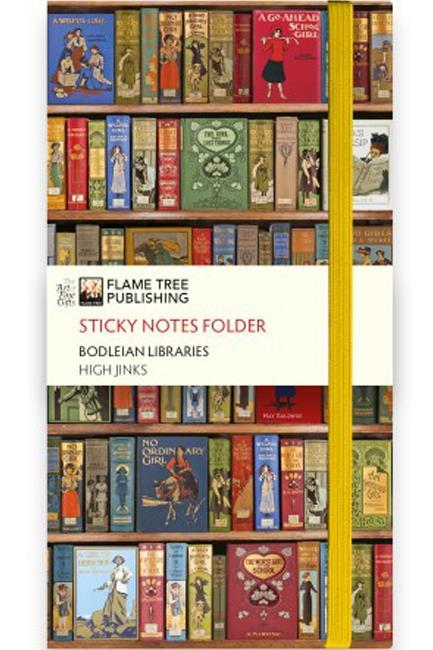 ΧΑΡΤΑΚΙΑ ΑΥΤΟΚΟΛΛΗΤΑ FLAME TREE BODLEIAN LIBRARIES-HIGH JINKS BOOKSHELVES