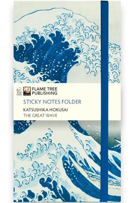 ΧΑΡΤΑΚΙΑ ΑΥΤΟΚΟΛΛΗΤΑ FLAME TREE HOKUSAI-THE GREAT WAVE