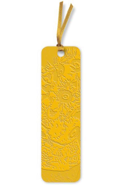 ΣΕΛΙΔΟΔΕΙΚΤΗΣ ΜΕ ΚΟΡΔΕΛΑ FLAME TREE VAN GOGH-SUNFLOWERS ΟΙΚΟΛΟΓΙΚΟ ΔΕΡΜΑ