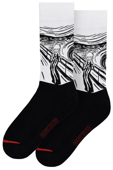 ΚΑΛΤΣΕΣ MUSEARTA EDVARD MUNCH THE SCREAM EM-TS-08 WHITE No 40-46