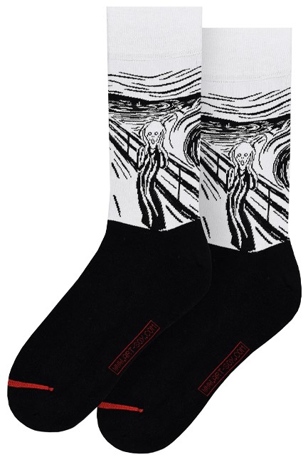 ΚΑΛΤΣΕΣ MUSEARTA EDVARD MUNCH THE SCREAM EM-TS-08 WHITE No 40-46